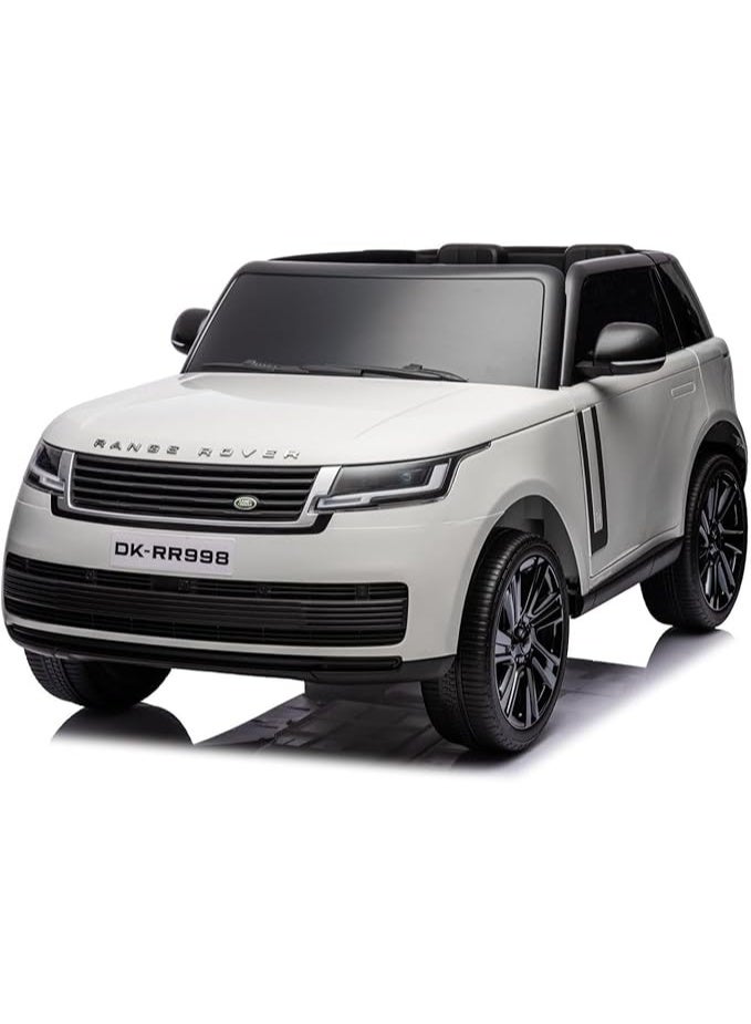 Range Rover عجلات إيفا لسيارة رينج روفر فوغ 12 فولت باللون الأبيض DK-RR998 - Image 1